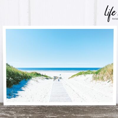 Life in Pic's Foto-Postkarte: Sand dune