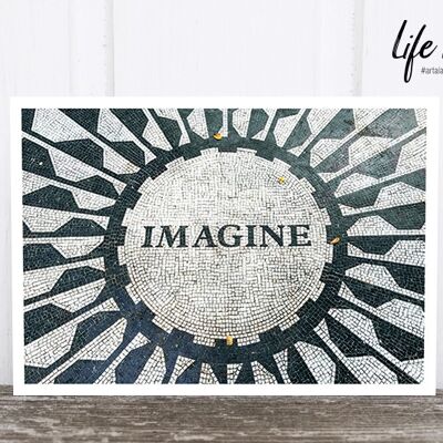 Life in Pic's Foto-Postkarte: Imagine