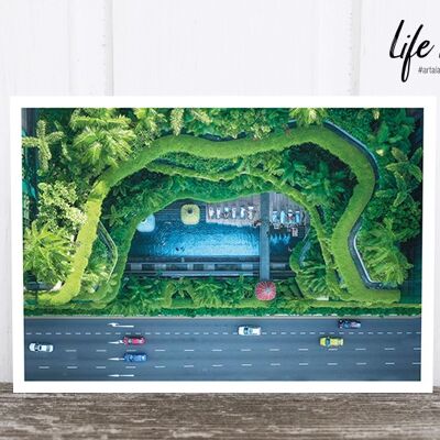 Life in Pic's Foto-Postkarte: Highway