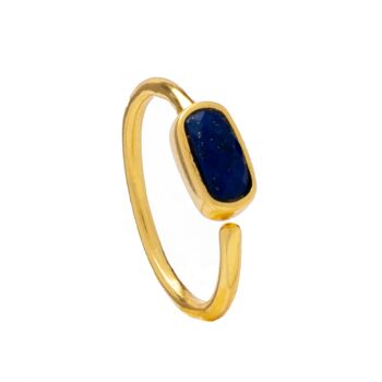 Bague Dylan bleue 1