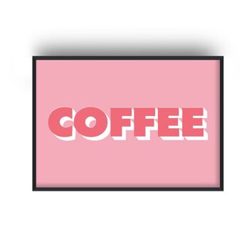 Coffee Pop Print - 30 x 40 pouces/75 x 100 cm - Impression uniquement 1