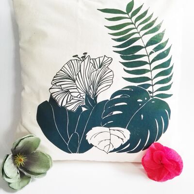 Organic cotton pillow "Jungle"