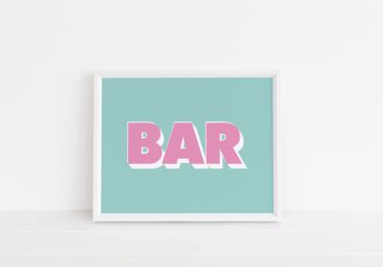 Bar Pop Print - A5 (14,7 x 21 cm) - Impression uniquement 2
