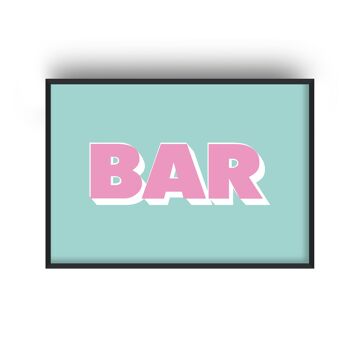 Bar Pop Print - A3 (29,7 x 42 cm) - Impression uniquement 1