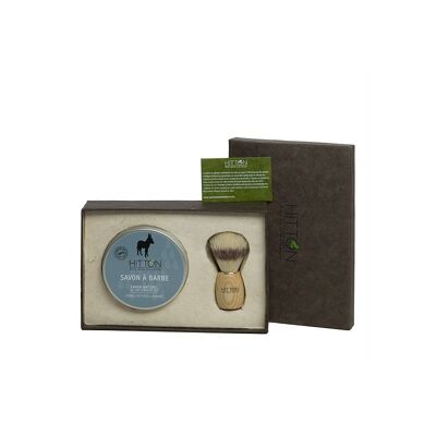 Coffret savon à barbe bio