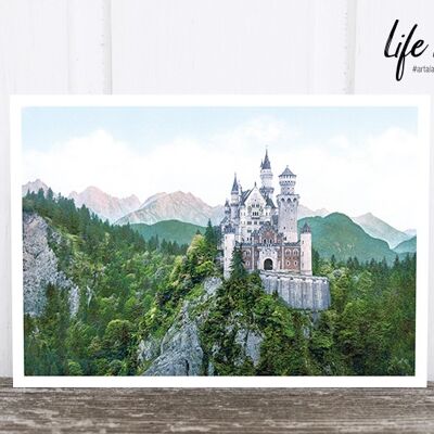 Life in Pic's Foto-Postkarte: Neuschwanstein