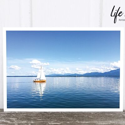 Life in Pic's Foto-Postkarte: Sailing ship