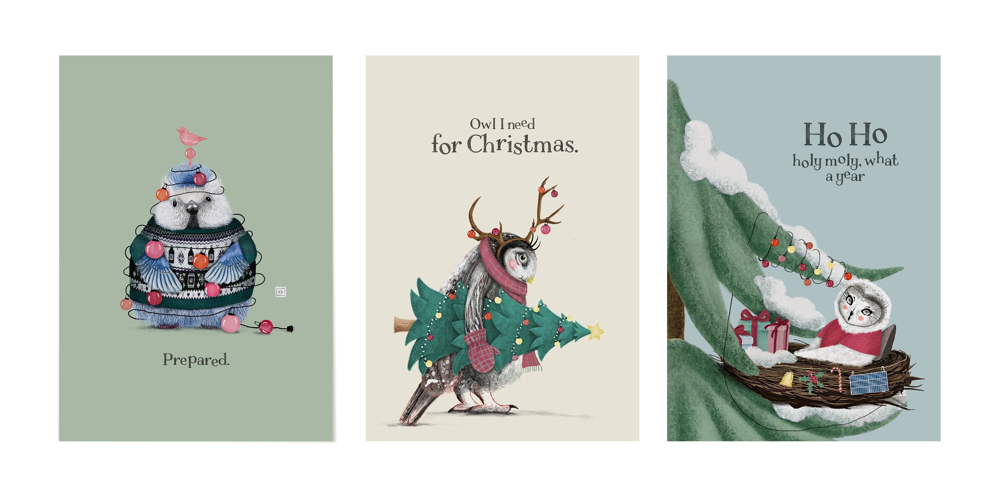 Set di cartoline // X-Mas Treelogie