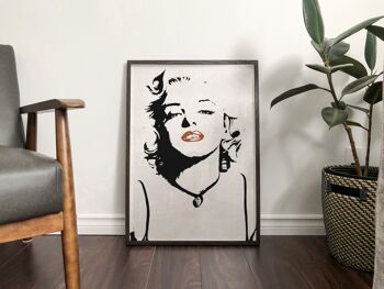 Impression de Marilyn Monroe - A5 (14,7 x 21 cm) - Impression uniquement 2