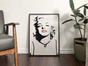 Impression Marilyn Monroe - 20 x 28 pouces x 50 x 70 cm - Impression uniquement 2