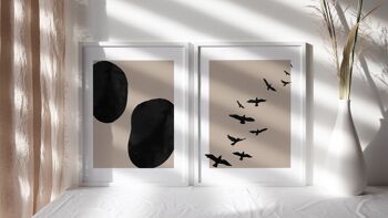 Impression d'automne 'Skye' - A2 (42x59,4cm) - Cadre noir 6