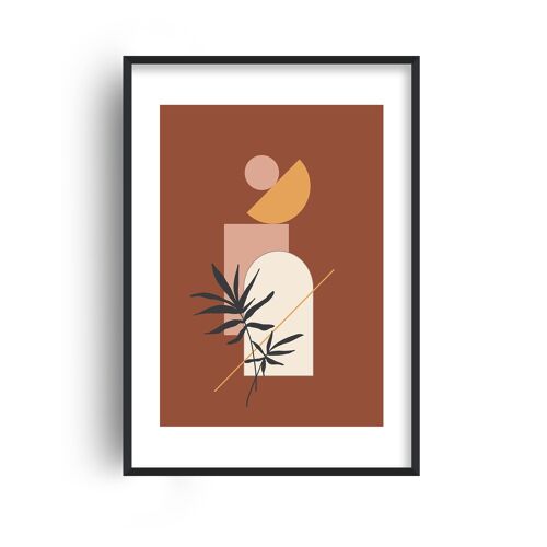 Autumn 'Fern' Print - A2 (42x59.4cm) - White Frame
