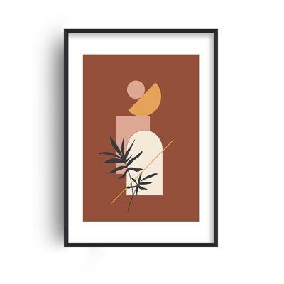 Autumn 'Fern' Print - A2 (42x59.4cm) - White Frame