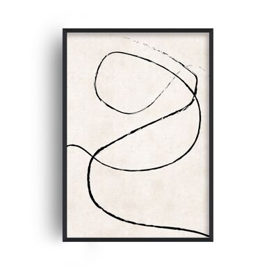 Autumn 'Wilma' Print - A2 (42x59.4cm) - White Frame