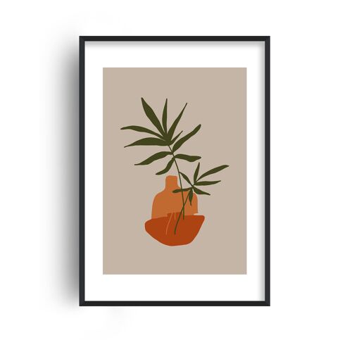 Autumn Plant Print - A3 (29.7x42cm) - White Frame