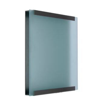 glasnost.display.glass - présentoir avec façade en verre