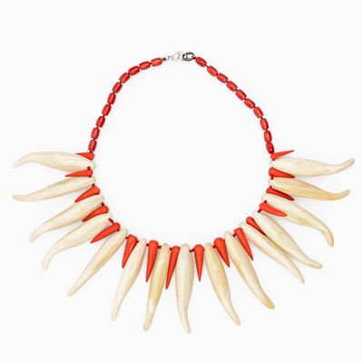 Bamboo Coral Necklace