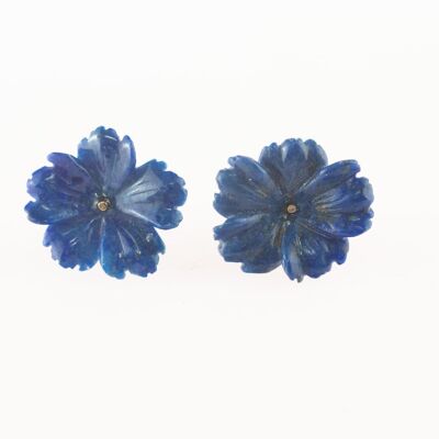 Blue Flowers Earrings