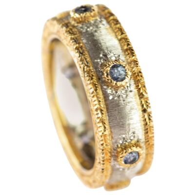 Blue Sapphires Royal Ring