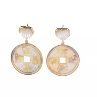 Chinese Coins Earrings