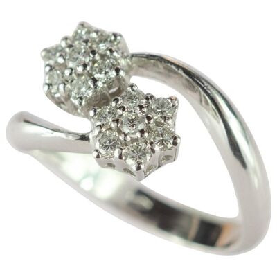 Cluster Flower Diamond Ring