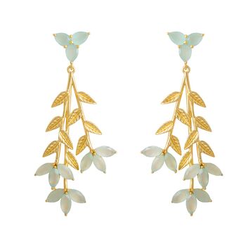 Boucles d'oreilles Blume Aquamarine 1