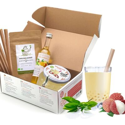 Fruit Pearls Bubble Tea Kit - Lychee