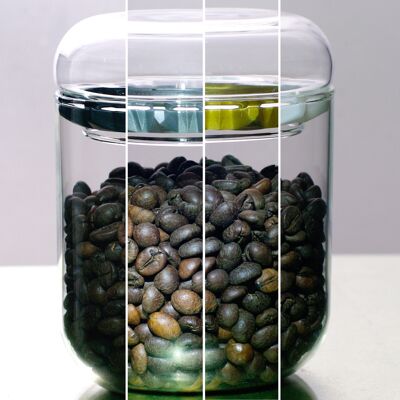 Pot en verre écologique "MODULES"