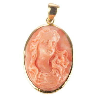 Coral Muse Pendant Necklace