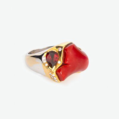 Diamond Coral Ring II