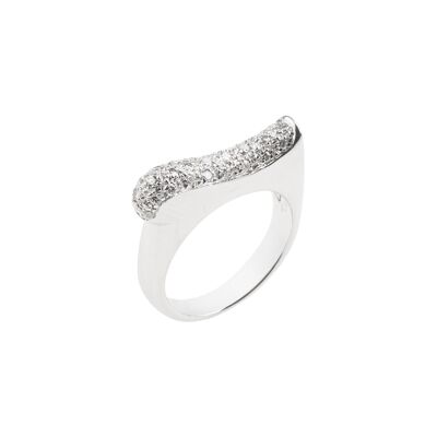 Diamonds Wave Ring