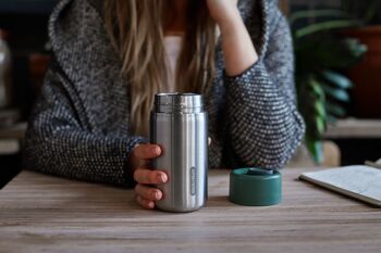 Travel Cup/Mug Insulated stainless steel Ocean 340ml 8