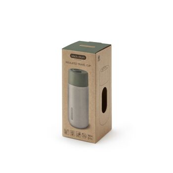 Travel Cup/Mug Insulated stainless steel Olive 340ml 12