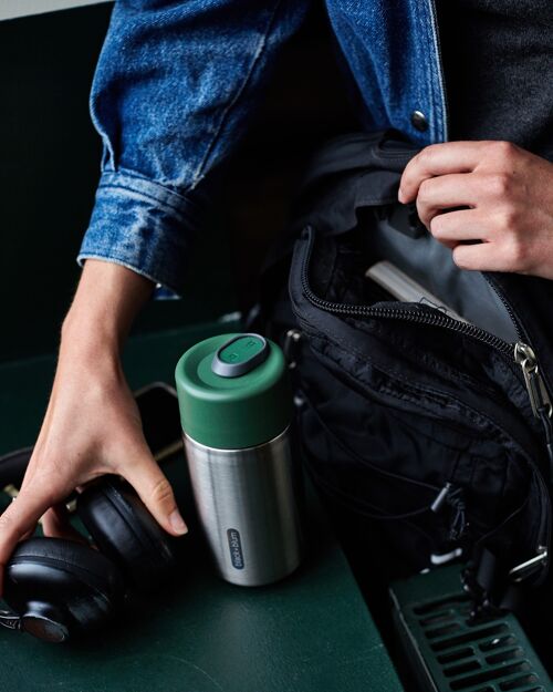 Travel Cup/Mug Insulated stainless steel Olive 340ml
