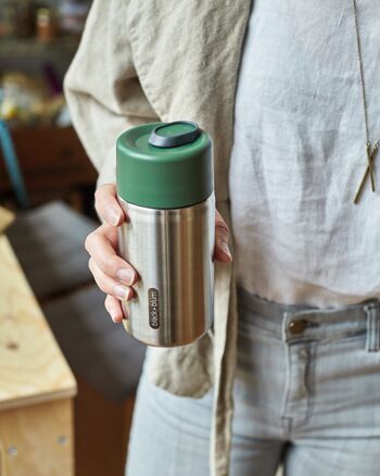Travel Cup/Mug Insulated stainless steel Olive 340ml 4