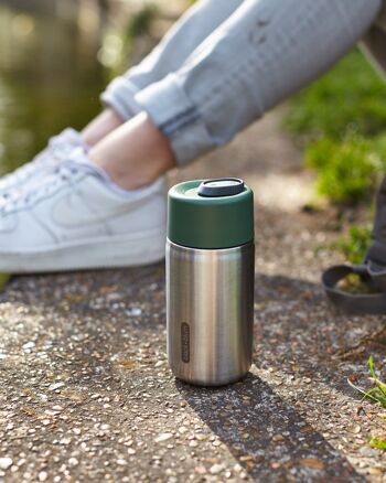 Travel Cup/Mug Insulated stainless steel Olive 340ml 6