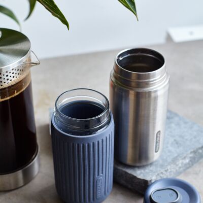 Travel Cup/Mug Insulated stainless steel Slate 340ml