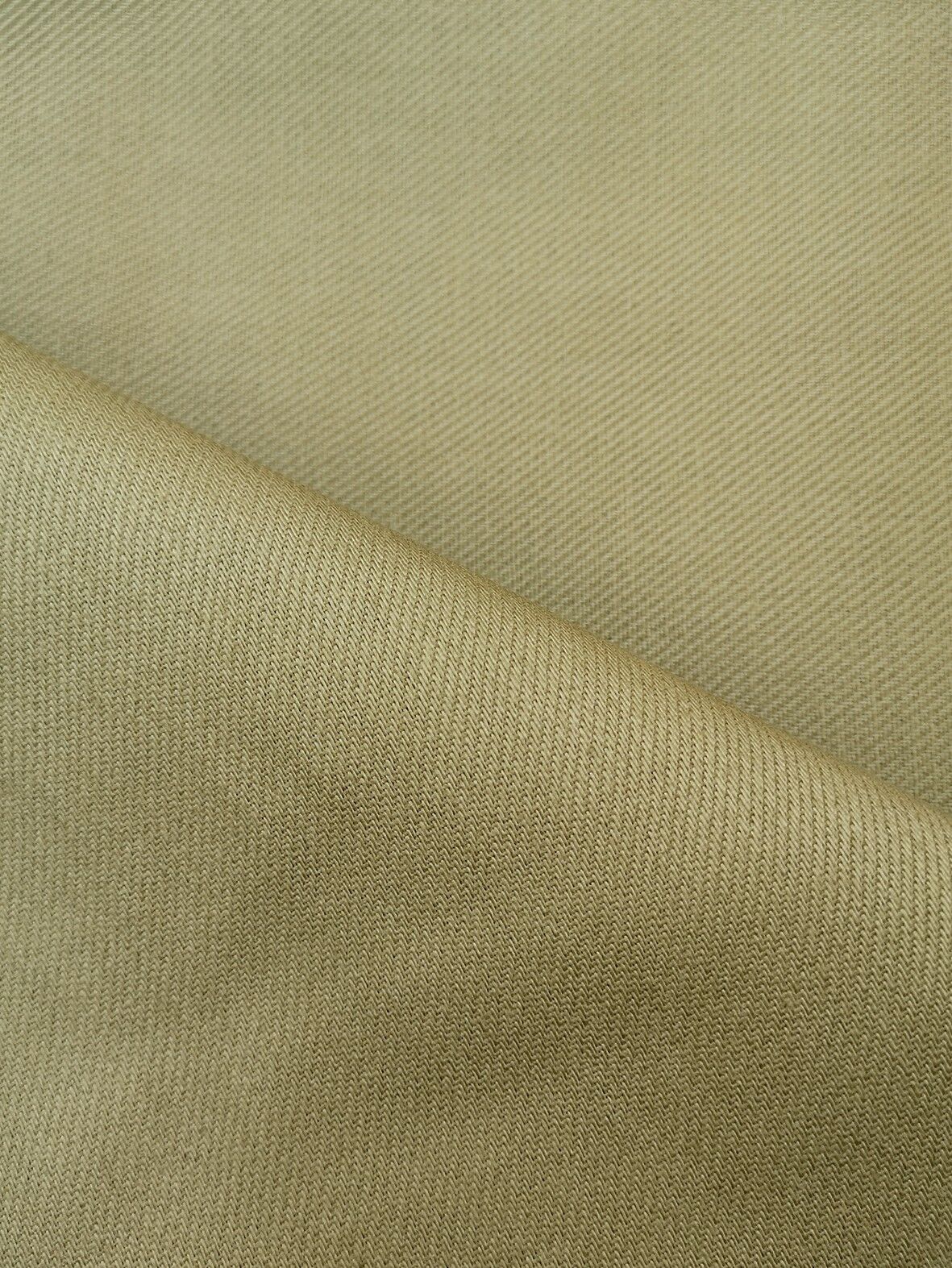 Tissu toile cotone sergé kaki - Caitlin