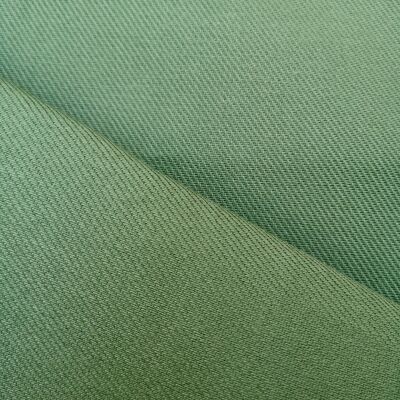 Tissu toile de coton sergé vert - Caitlin