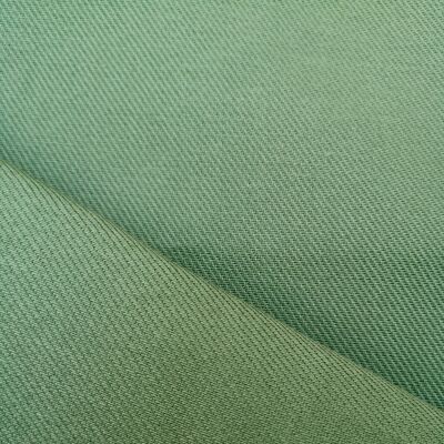 Tissu toile de coton sergé vert - Caitlin