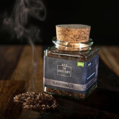 Premium smoked salt