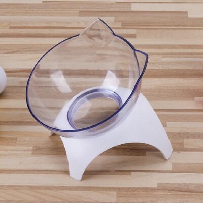 Paws & Son ™ KittyBowl - Comedero ortopédico para gatos - Blanco