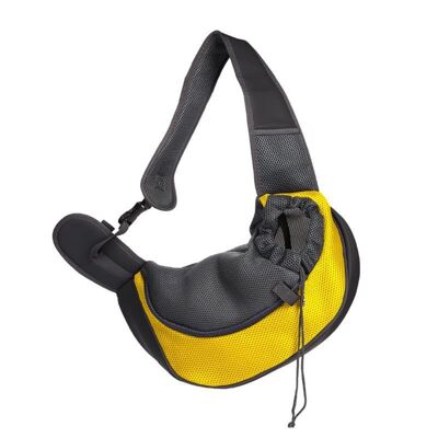 Paws & Son ™ - Estuche para transporte de mascotas - S - 35cm x 20cm - Amarillo