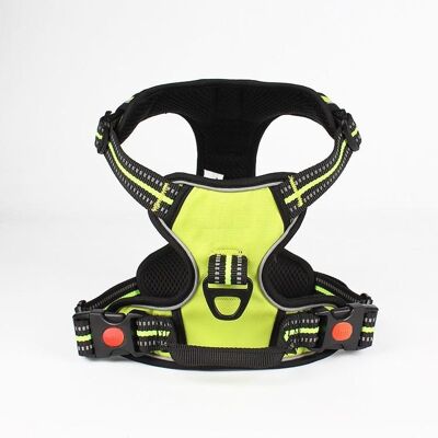 Paws & Son ™ Active - harnais pour chien - M - Jaune