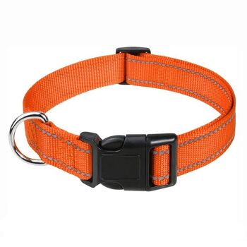 Paws & Son ™ Basic - Collier pour animaux - XS - Orange 1