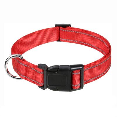 Paws & Son ™ Basic - Collier pour animaux de compagnie - M - Rouge