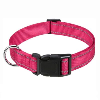 Paws & Son ™ Basic - Collar para mascotas - M - Rojo claro