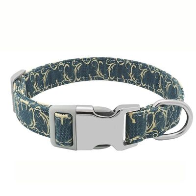 Paws & Son ™ Cool - Hundehalsband - S - Blaues Schlüsselband