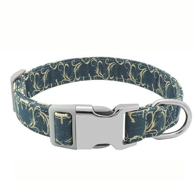 Paws & Son ™ Cool - Hundehalsband - L - Blaues Schlüsselband