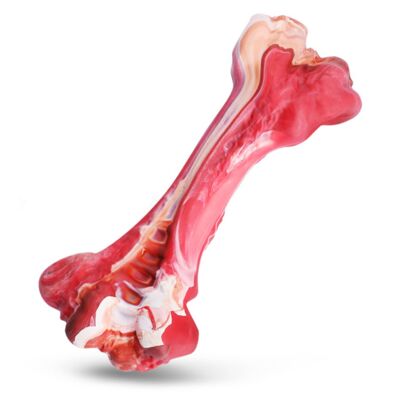Paws & Son ™ - Giocattolo da masticare per cani - imitazione osso - S - 4,3 cm x 10 cm
